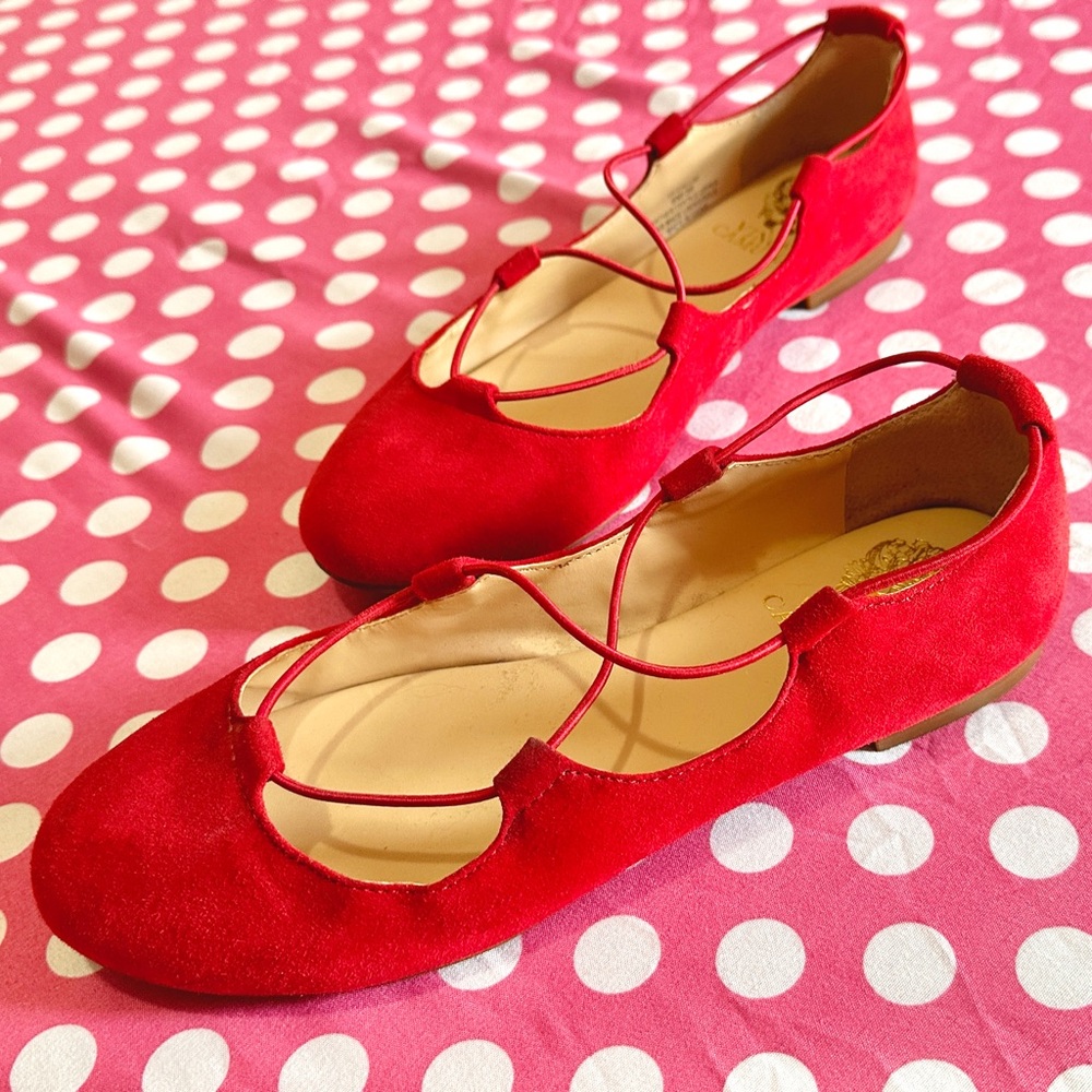 Vince Camuto ‘Callini’ Criss-cross Strappy Flats
